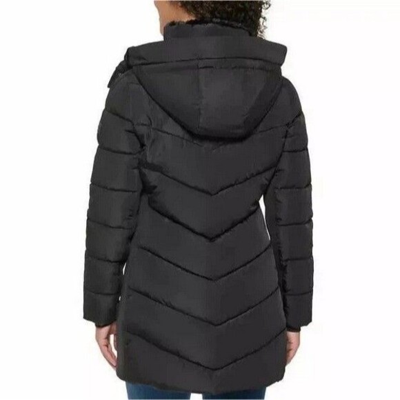 NWOT Andrew Marc Mixed Media Jacket Black 2XL - Picture 5 of 5